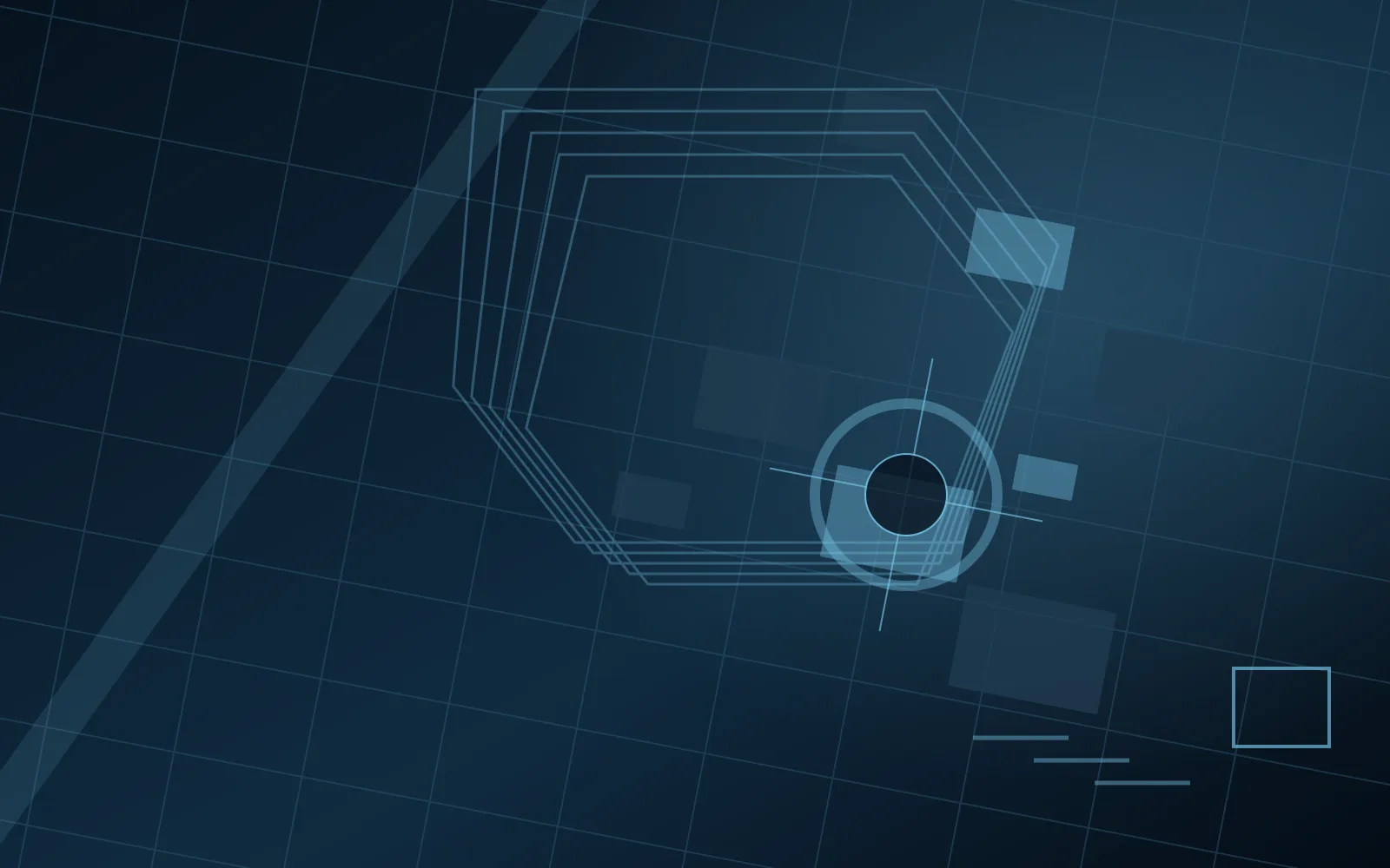 Original abstract street-grid artwork for perk selection guide