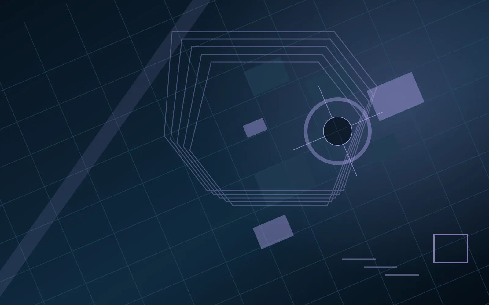 Original abstract street-grid artwork for chaos mode kill guide