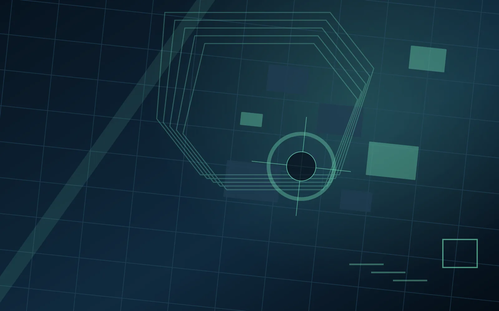 Original abstract street-grid artwork for the trenches overview